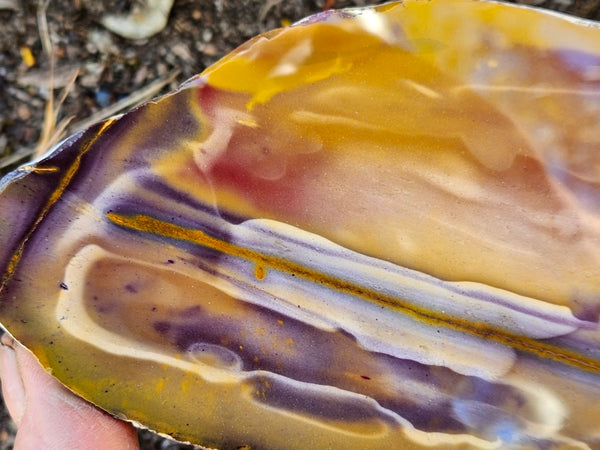 Polished  Mookaite slab MK567