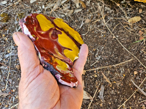Polished  Mookaite slab MK568