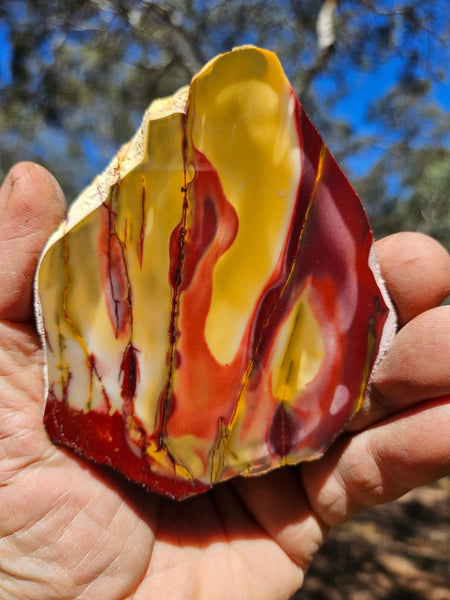 Polished  Mookaite slab MK571