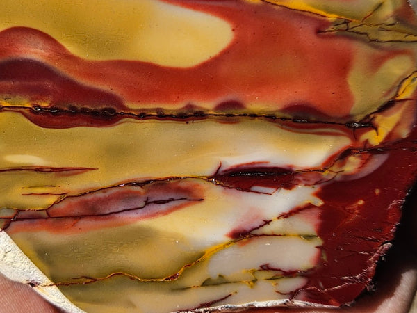 Polished  Mookaite slab MK571
