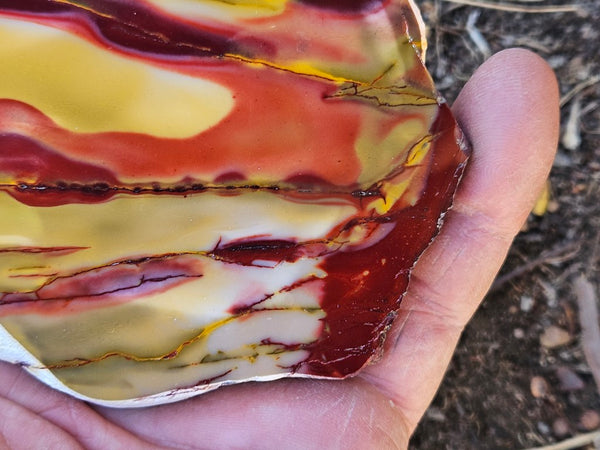 Polished  Mookaite slab MK571