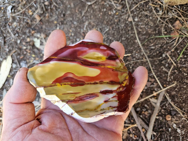 Polished  Mookaite slab MK571