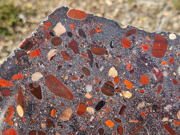 Jelly Bean Jasper polished slab JBJ362
