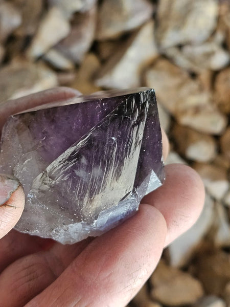 Wyloo Smoky Amethyst crystal . AM155