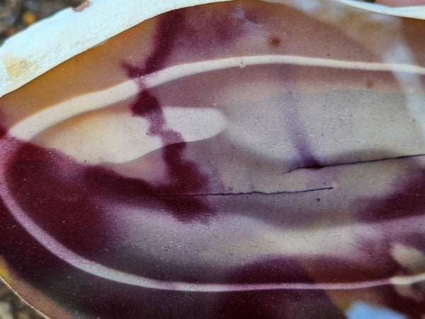Polished  Mookaite slab MK575
