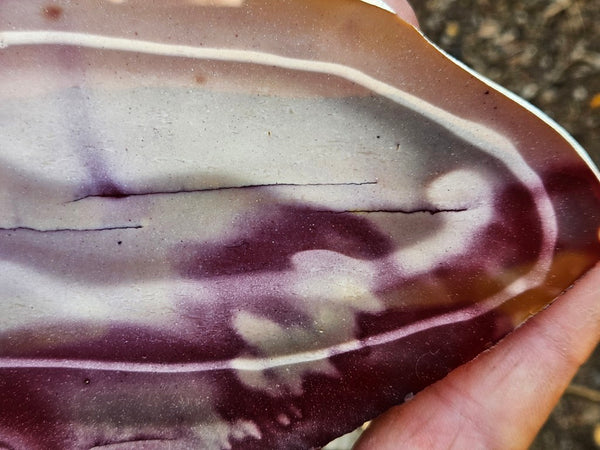 Polished  Mookaite slab MK575