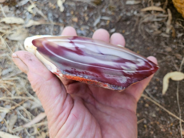 Polished  Mookaite slab MK575