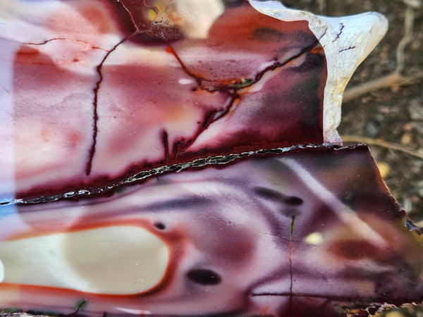 Polished  Mookaite slab MK577