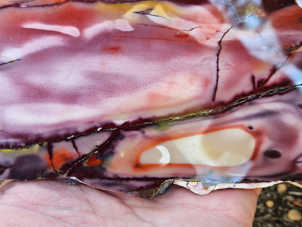 Polished  Mookaite slab MK577