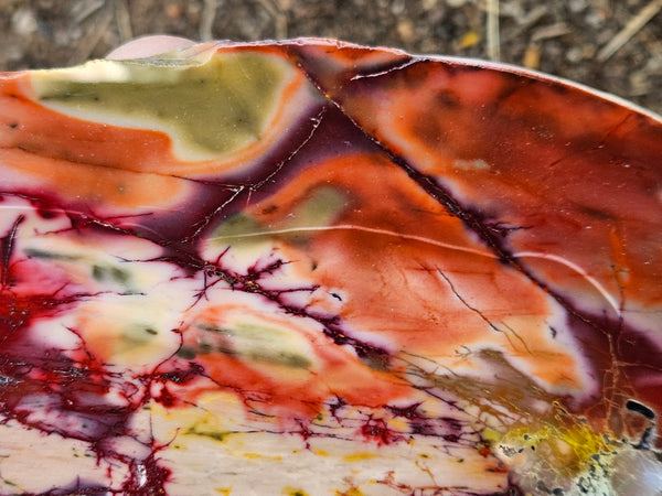 Polished  Mookaite slab MK578