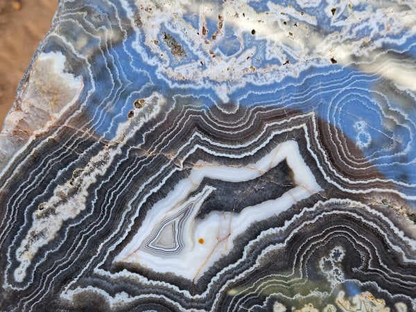 Polished Wyloo Agate slab WA163  John