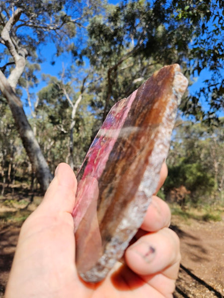 Polished Rhodonite slab RH310