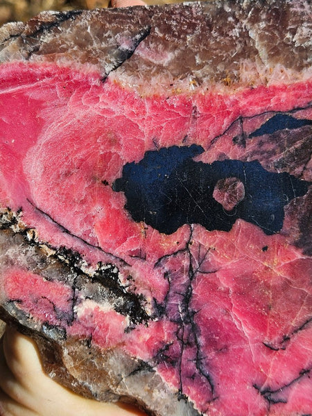Polished Rhodonite slab RH309