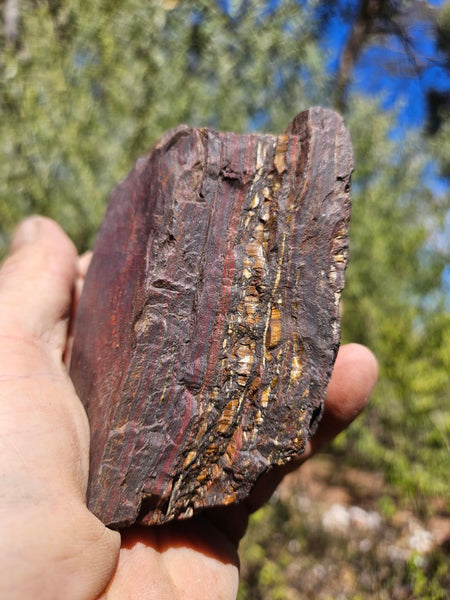 Tiger Iron rough rock TIR183