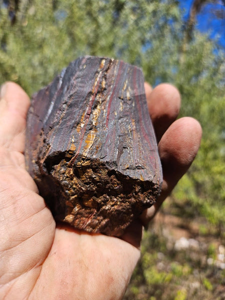 Tiger Iron rough rock TIR183