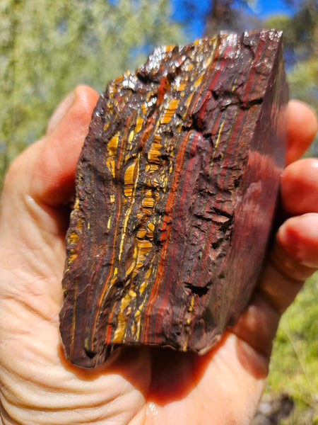 Tiger Iron rough rock TIR183
