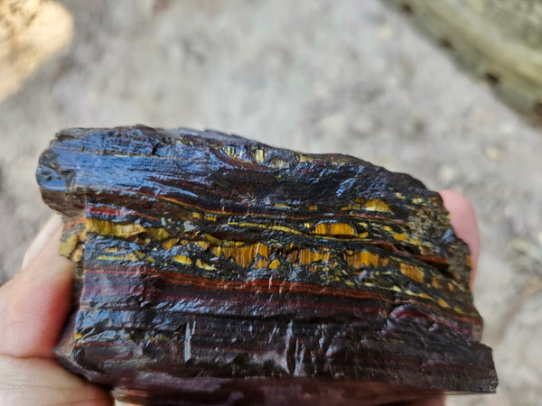 Tiger Iron rough rock TIR183