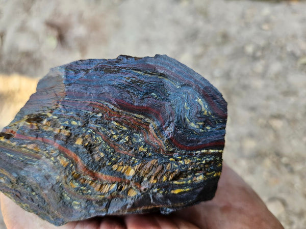 Tiger Iron rough rock TIR183