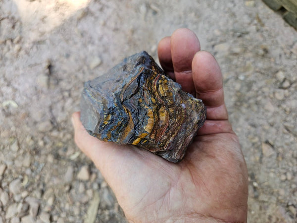 Tiger Iron rough rock TIR183