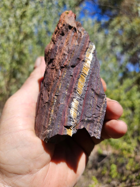Tiger Iron rough rock TIR184