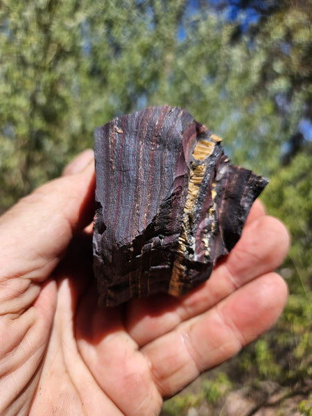 Tiger Iron rough rock TIR184