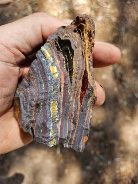 Tiger Iron rough rock TIR184