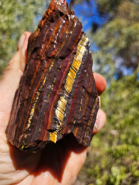 Tiger Iron rough rock TIR184