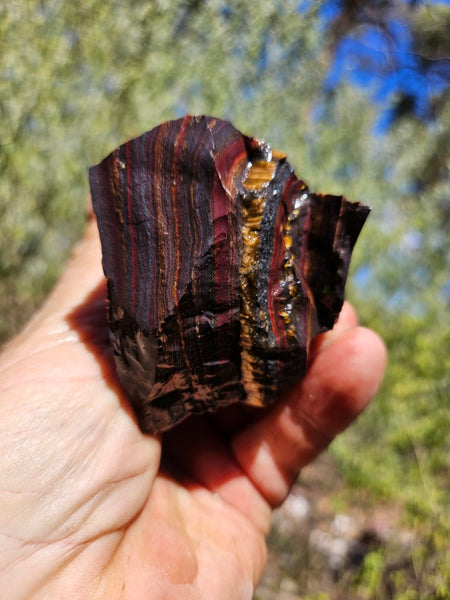 Tiger Iron rough rock TIR184