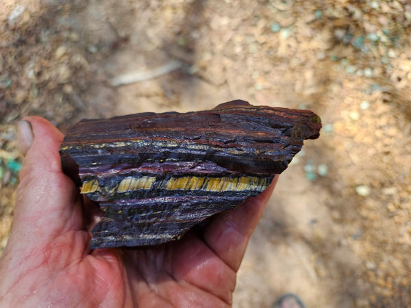 Tiger Iron rough rock TIR184