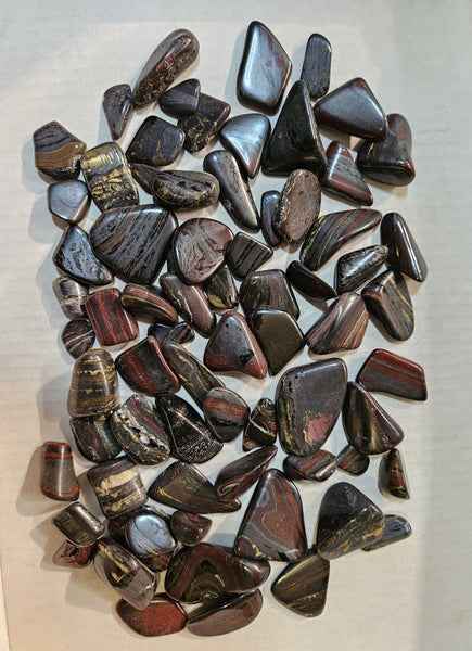 1 kg. Tumble polished Tiger Iron TIT111