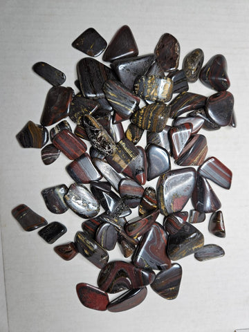 1 kg. Tumble polished Tiger Iron TIT111