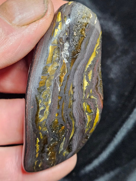Tumble polished Tiger Iron TIT112