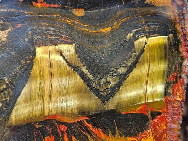 Polished Tiger Eye slab TE494