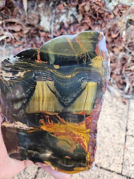 Polished Tiger Eye slab TE494