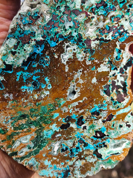 Polished De Grussa copper ore slab CO132
