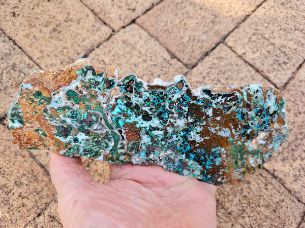 Polished De Grussa copper ore slab CO132