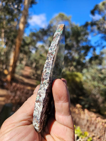 Polished De Grussa copper ore slab CO137