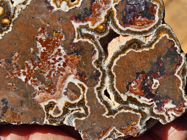 Polished De Grussa copper ore slab CO135