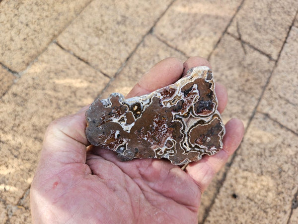 Polished De Grussa copper ore slab CO135