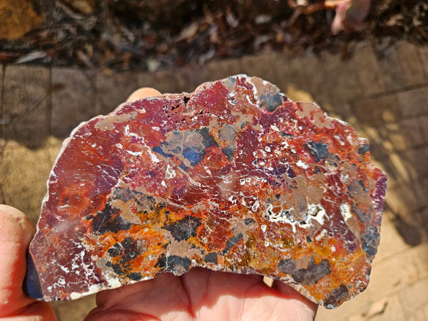 Polished De Grussa copper ore slab CO136