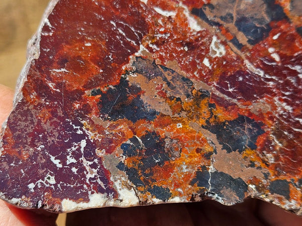 Polished De Grussa copper ore slab CO136