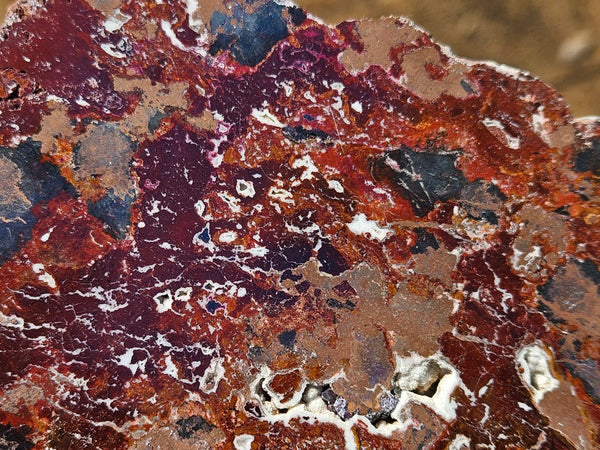 Polished De Grussa copper ore slab CO136