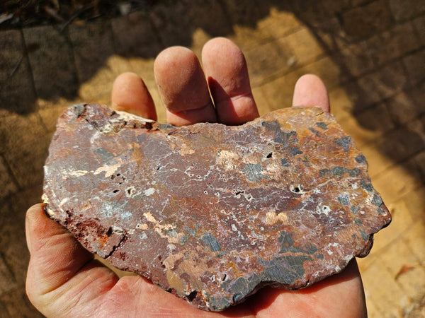 Polished De Grussa copper ore slab CO136