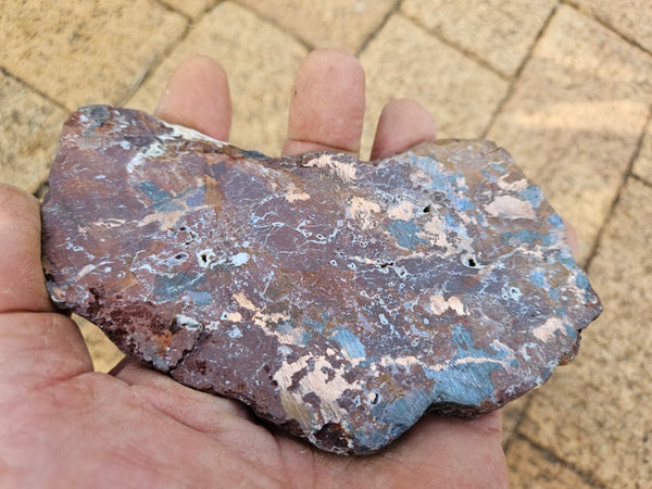Polished De Grussa copper ore slab CO136