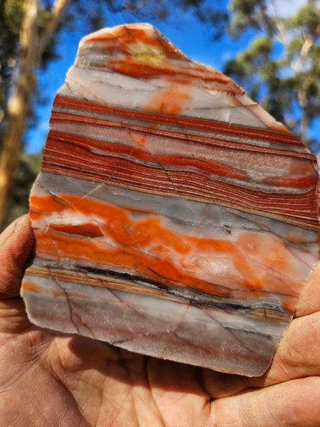 Polished Marble Bar Chert  slab MB112