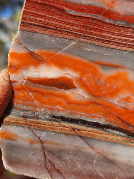 Polished Marble Bar Chert  slab MB112