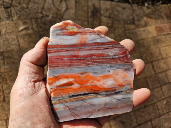 Polished Marble Bar Chert  slab MB112