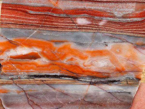 Polished Marble Bar Chert  slab MB112