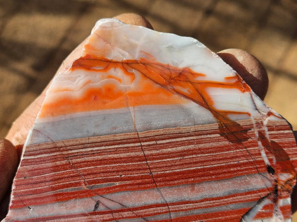 Polished Marble Bar Chert  slab MB113