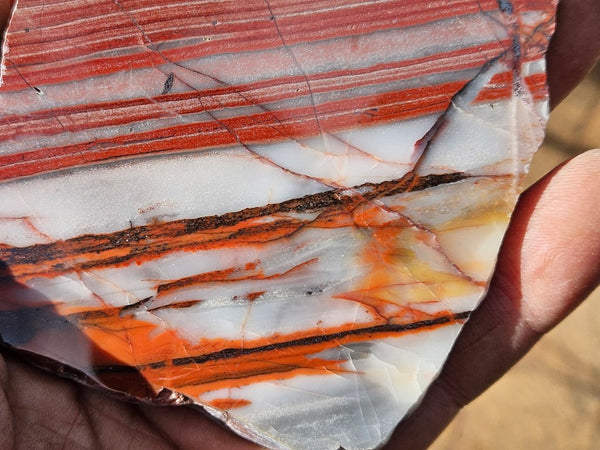 Polished Marble Bar Chert  slab MB113